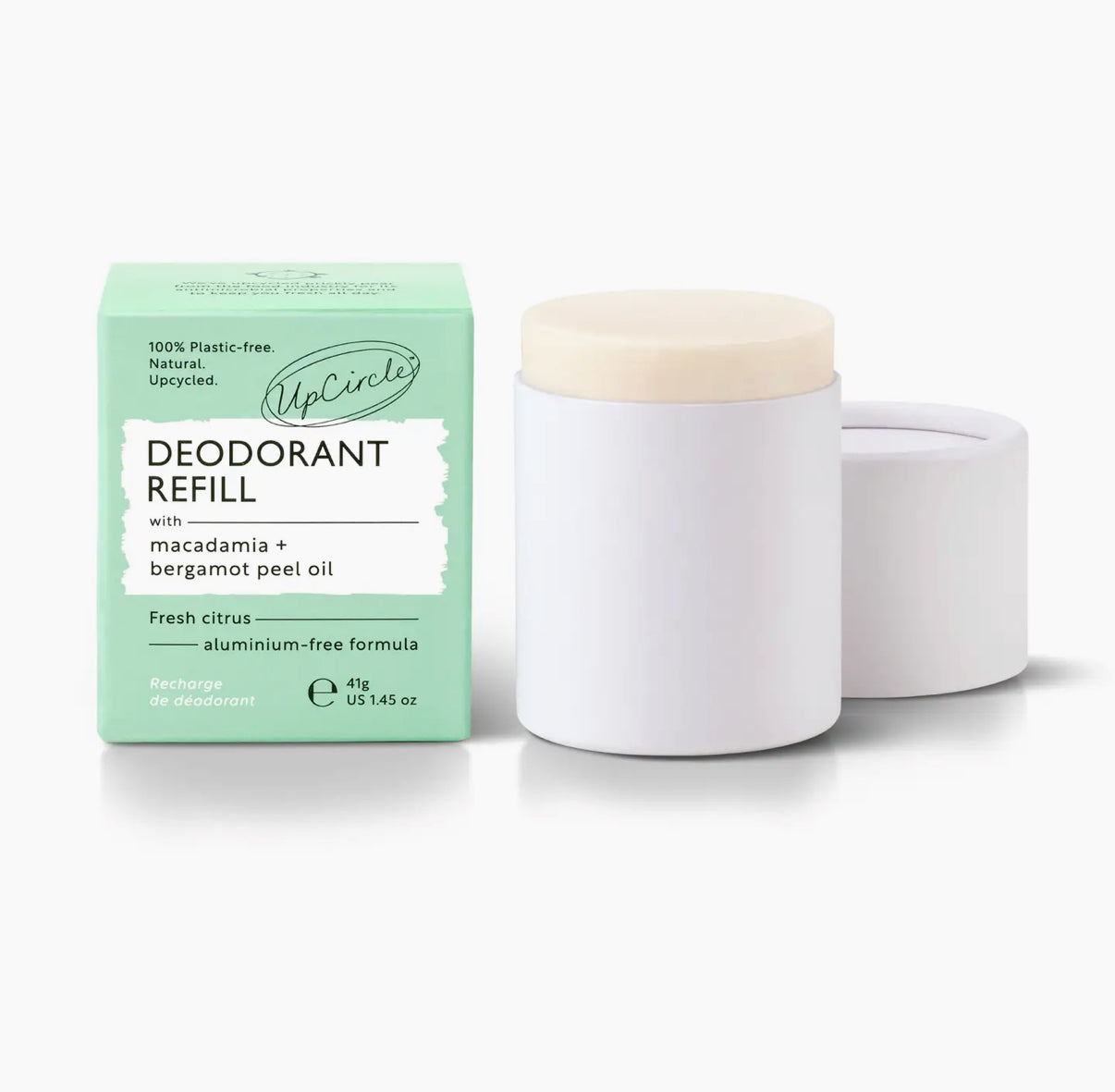 UpCircle Plastic Free Deodorant Refills - Macadamia + Bergamot