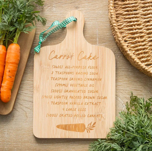 Easter Carrot Cake Recipe Bamboo Serving Board