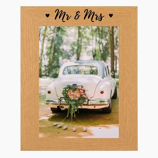 Mr & Mrs Photo Frame