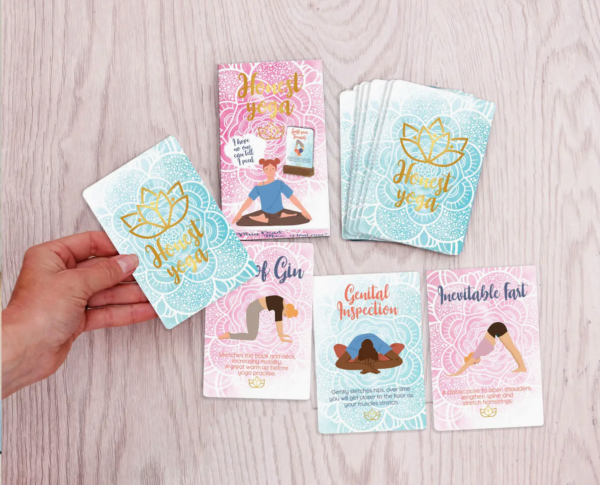 Honest Yoga Pose Cards