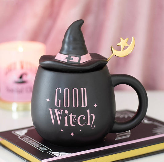 Good Witch Mug Lid & Spoon