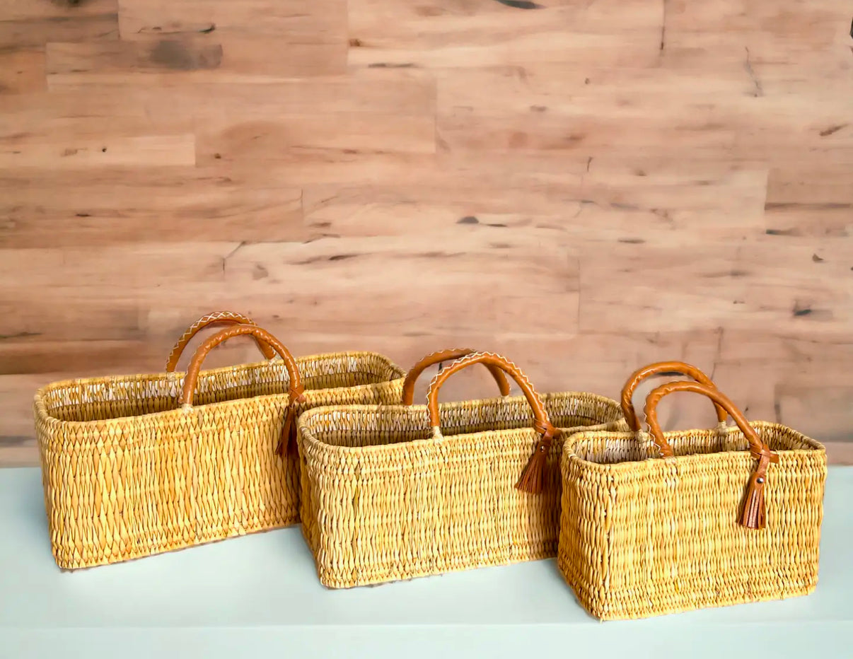 Moroccan Reed Baskets