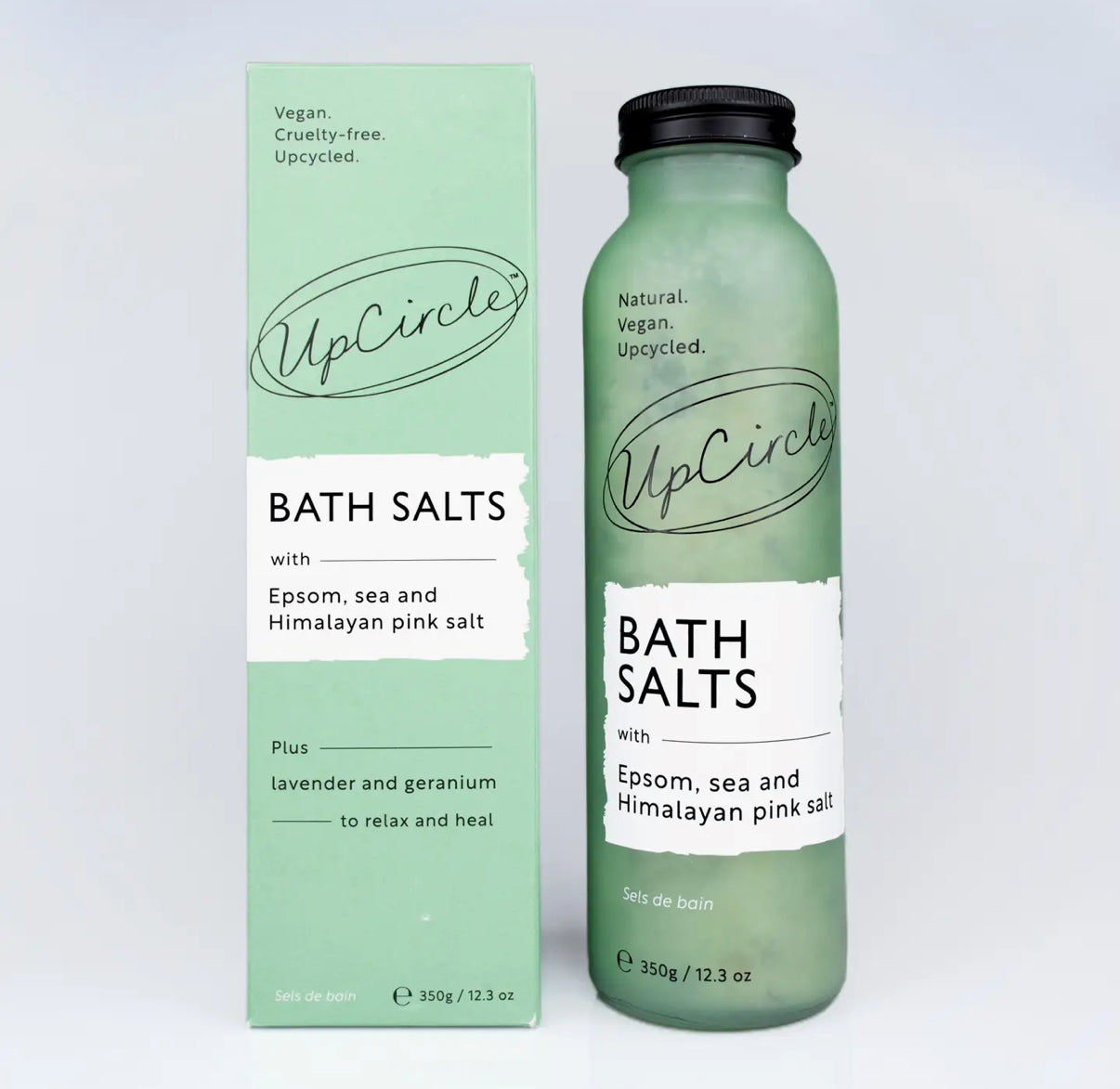 UpCircle Eco-Friendly Bath Salts with Epsom Sea & Himalayan Pink Salt