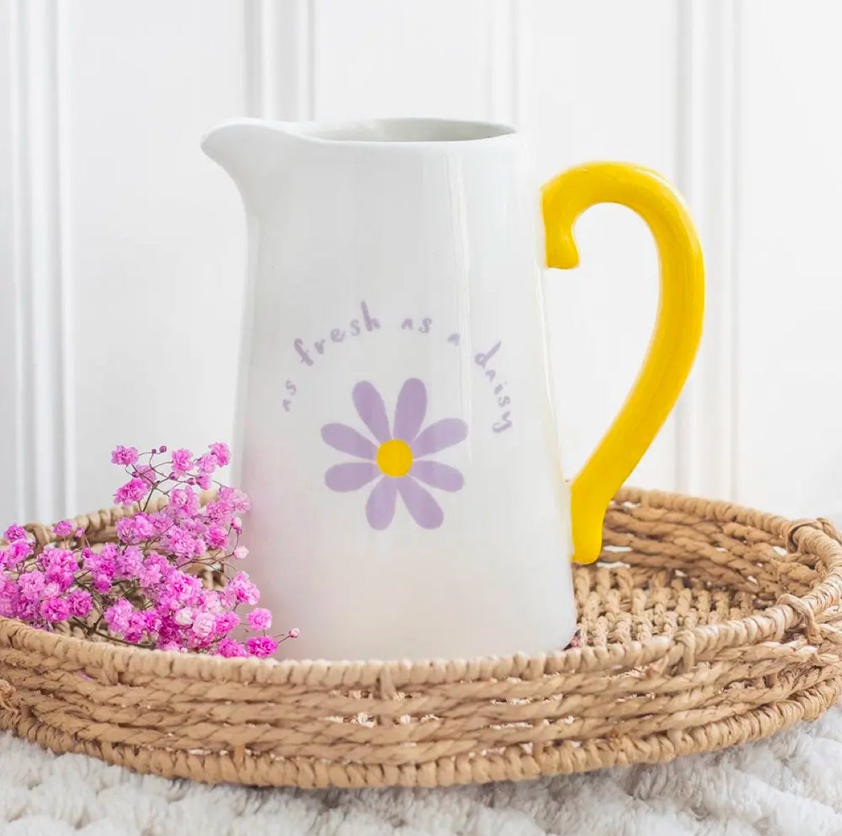 Pretty Ceramic Flower Jug