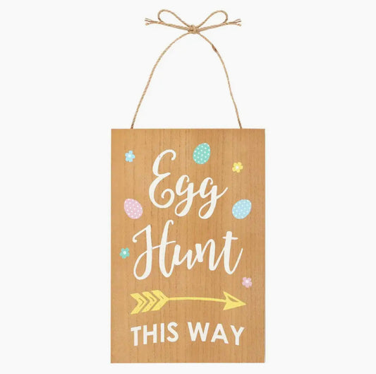 Egg Hunt Sign