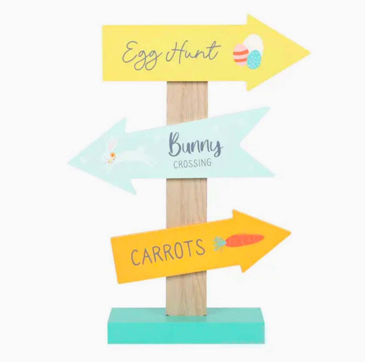 Easter Directional Arrow Standing Sign